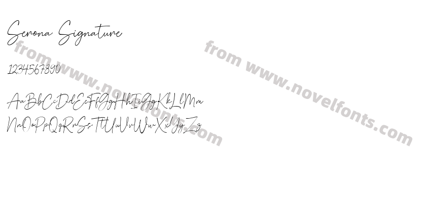 Serona SignaturePreview