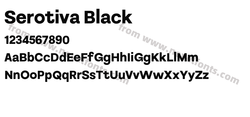 Serotiva BlackPreview