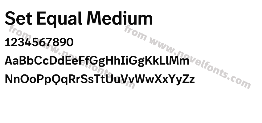 Set Equal MediumPreview