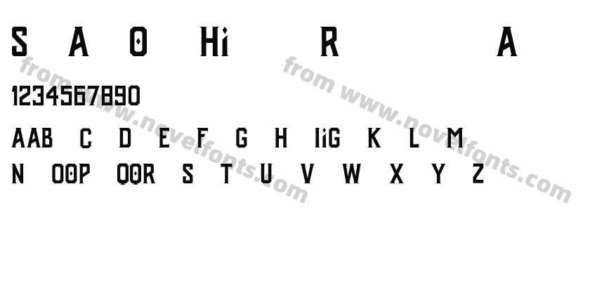 Shadow Hill RegularPreview