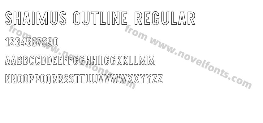 Shaimus Outline RegularPreview