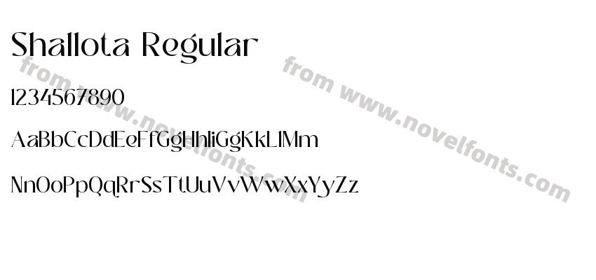 Shallota RegularPreview