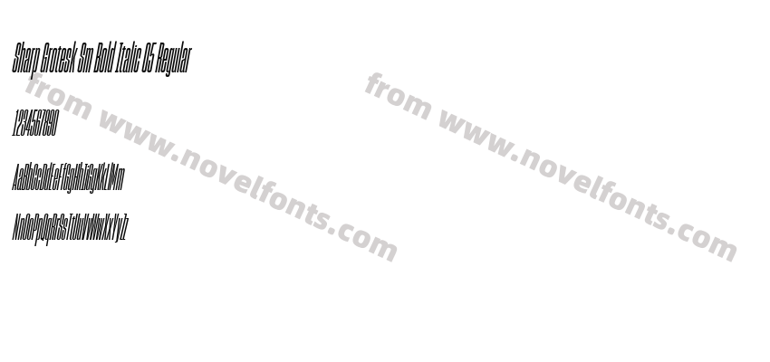 Sharp Grotesk Sm Bold Italic 05 RegularPreview