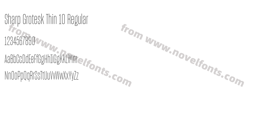 Sharp Grotesk Thin 10 RegularPreview