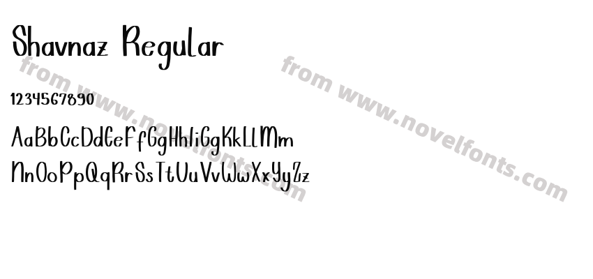 Shavnaz RegularPreview