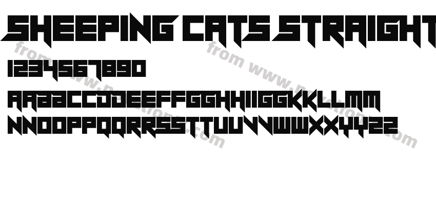 Sheeping Cats StraightPreview