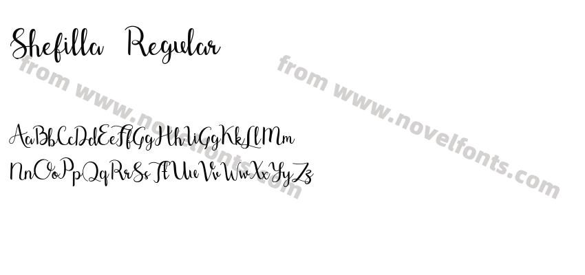 Shefilla RegularPreview