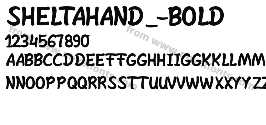 SheltaHand_-BoldPreview