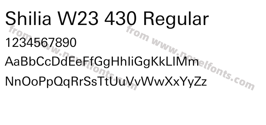 Shilia W23 430 RegularPreview
