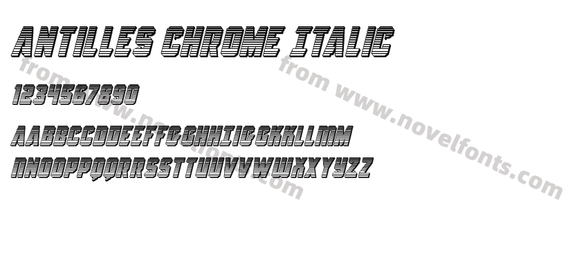 Antilles Chrome ItalicPreview