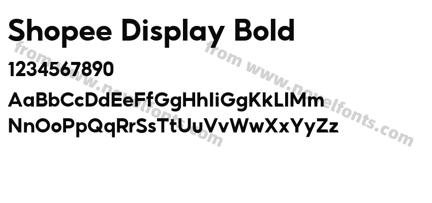 Shopee Display BoldPreview