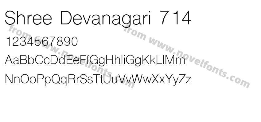 Shree Devanagari 714Preview