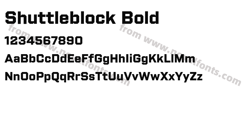 Shuttleblock BoldPreview