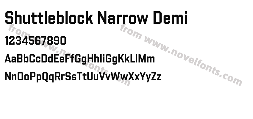 Shuttleblock Narrow DemiPreview
