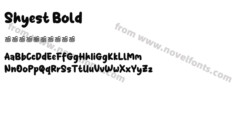 Shyest BoldPreview