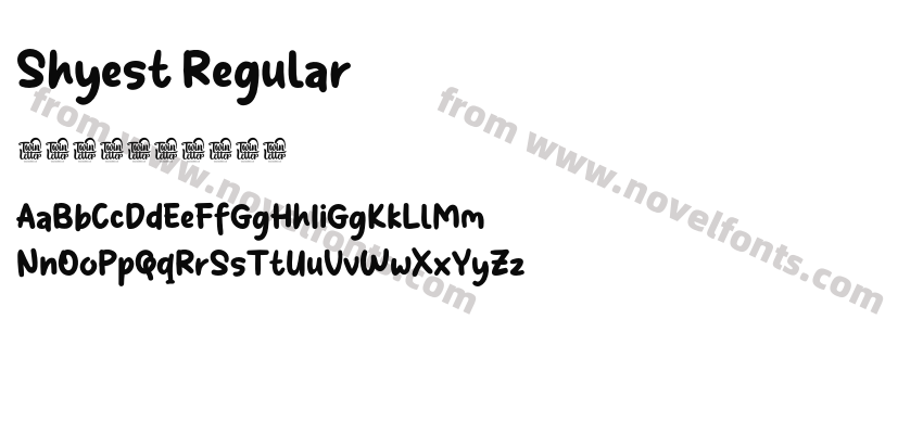 Shyest RegularPreview