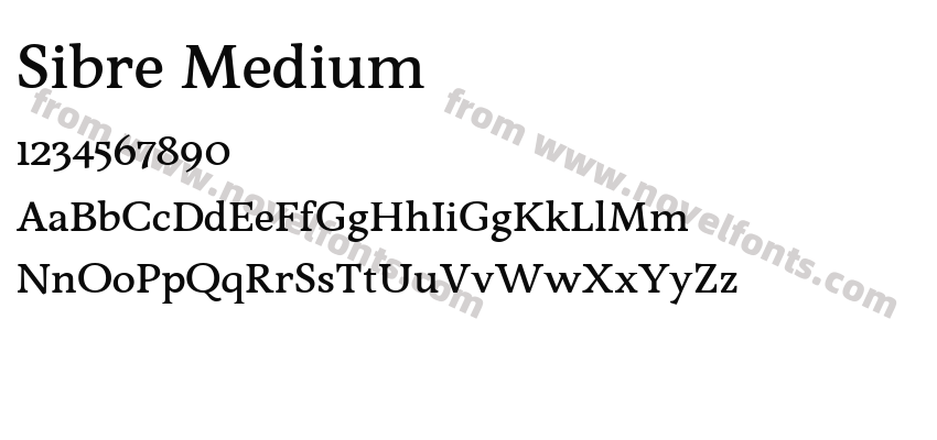 Sibre MediumPreview
