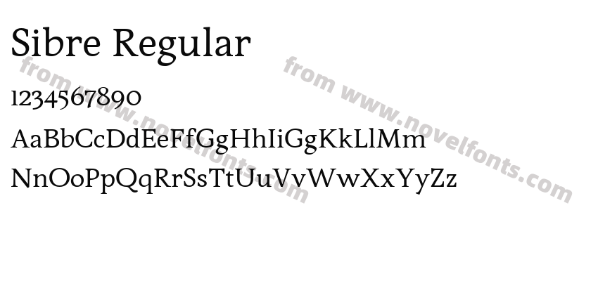 Sibre RegularPreview