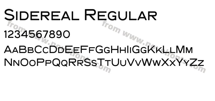 Sidereal RegularPreview