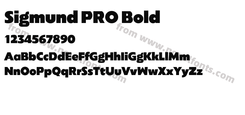 Sigmund PRO BoldPreview