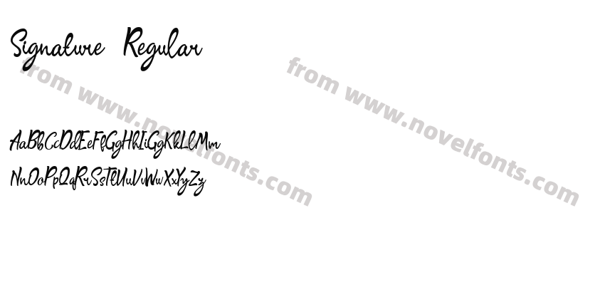 Signature Regular(1)Preview