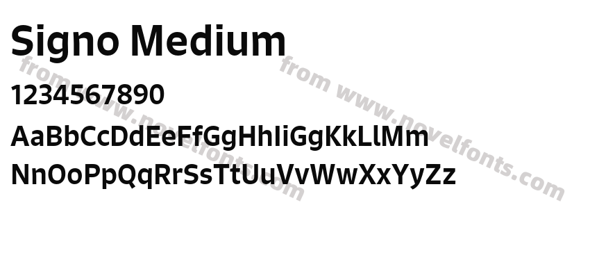 Signo MediumPreview