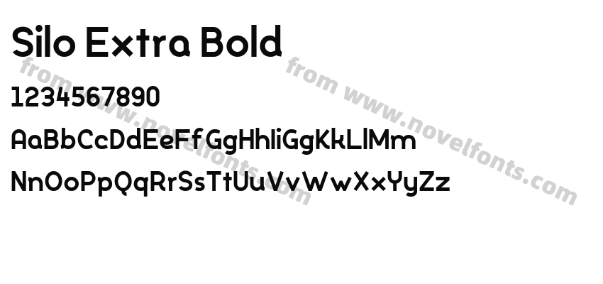 Silo Extra BoldPreview