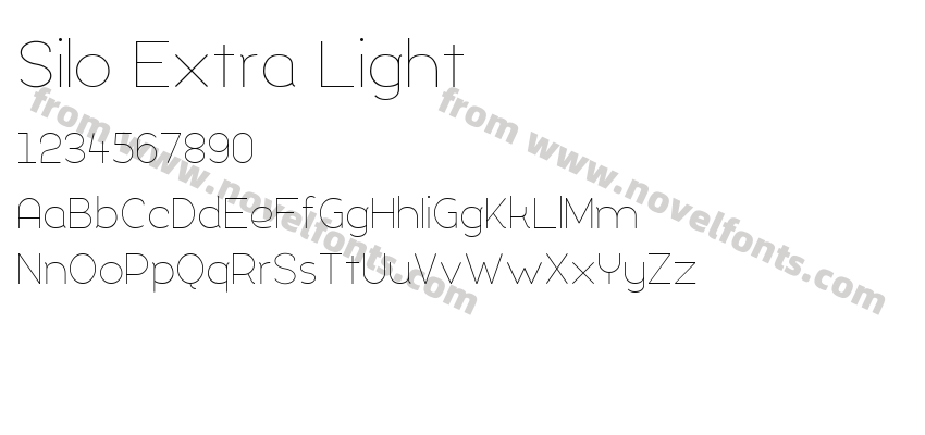 Silo Extra LightPreview
