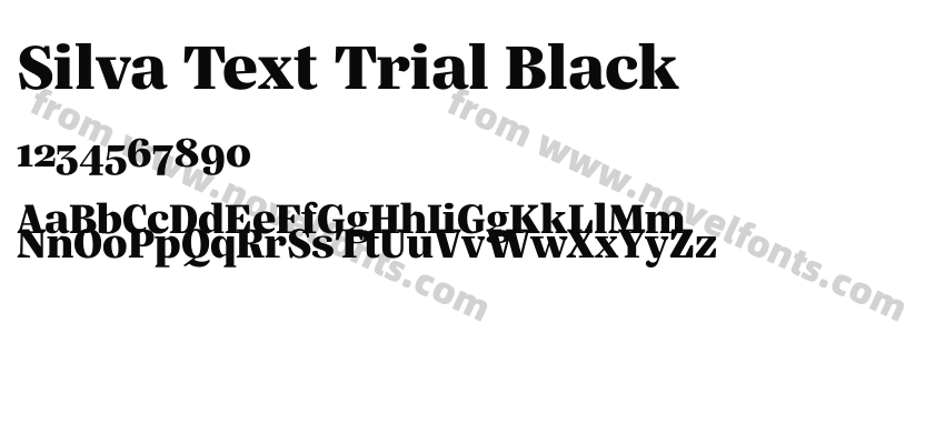 Silva Text Trial BlackPreview