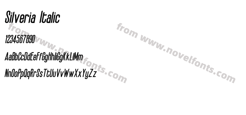 Silveria ItalicPreview