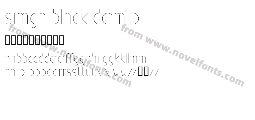 Simga Black DemoPreview