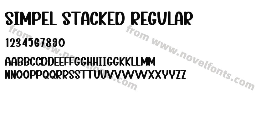 Simpel Stacked RegularPreview