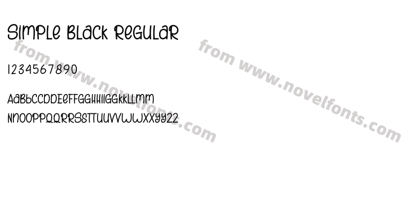 Simple Black RegularPreview
