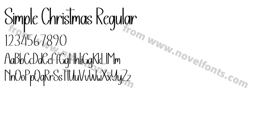 Simple Christmas RegularPreview