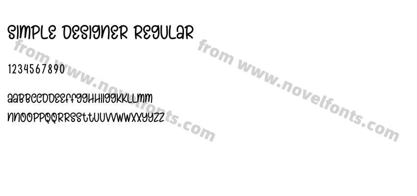 Simple Designer RegularPreview