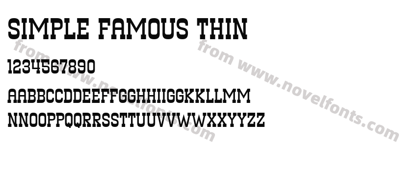 Simple Famous ThinPreview
