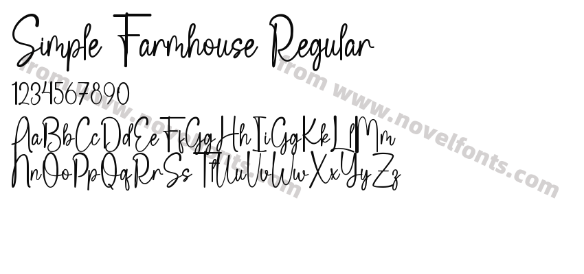 Simple Farmhouse RegularPreview