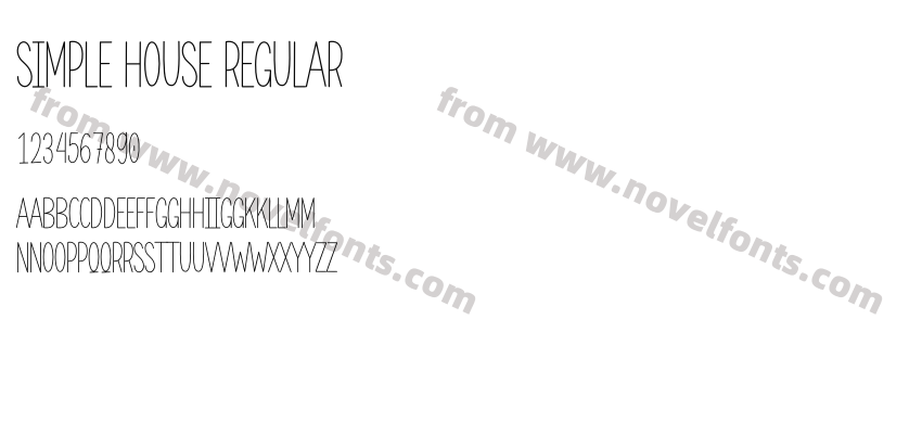 Simple House RegularPreview