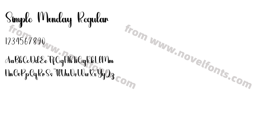 Simple Monday RegularPreview