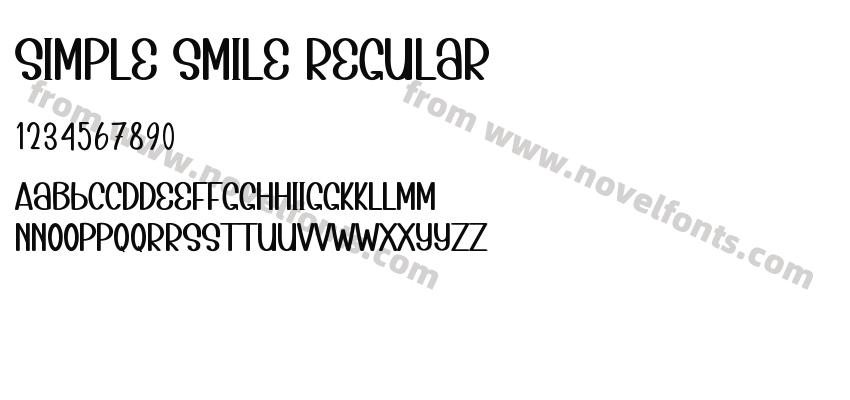 Simple Smile RegularPreview