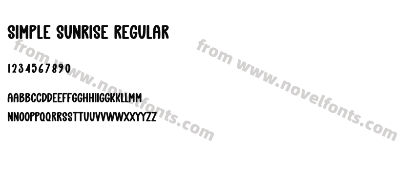 Simple Sunrise RegularPreview