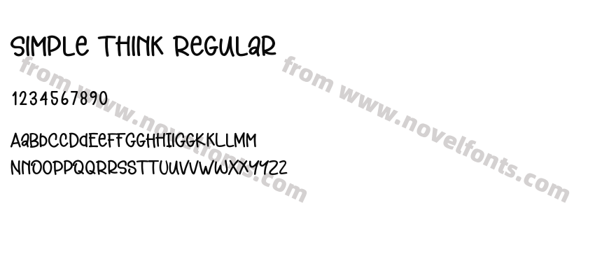 Simple Think RegularPreview