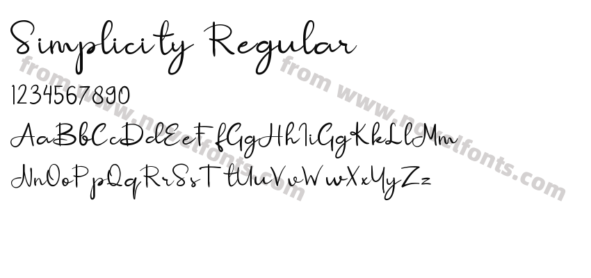 Simplicity RegularPreview