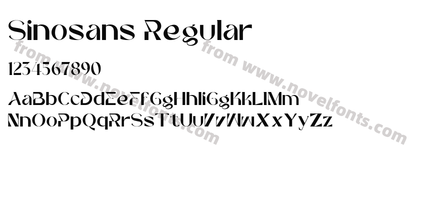 Sinosans RegularPreview