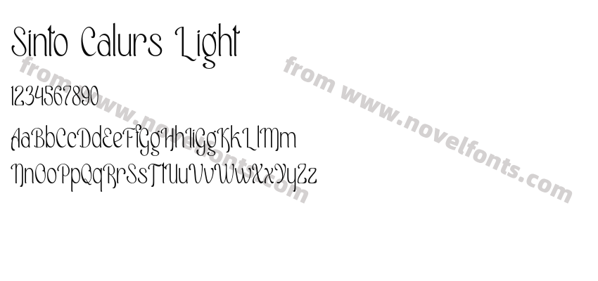 Sinto Calurs LightPreview