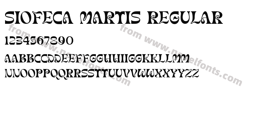 Siofeca Martis RegularPreview