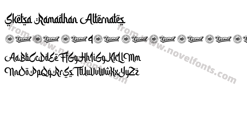 Sketsa Ramadhan AlternatesPreview