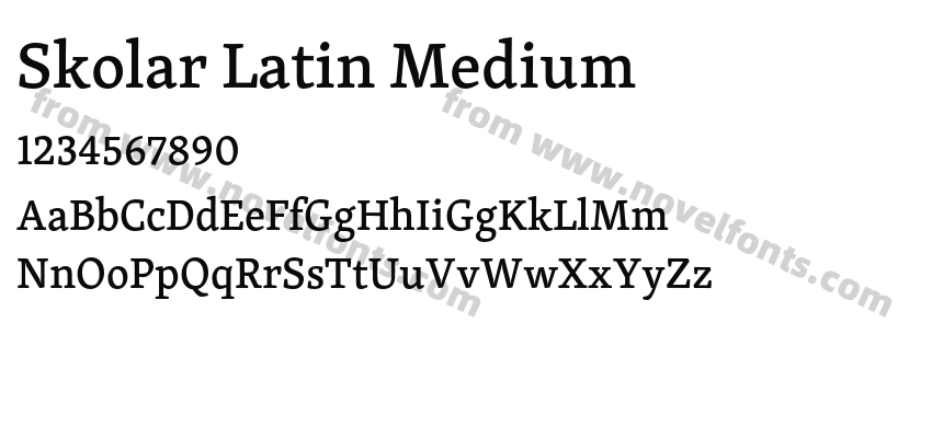 Skolar Latin MediumPreview