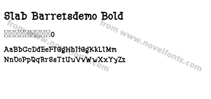 Slab Barretsdemo BoldPreview