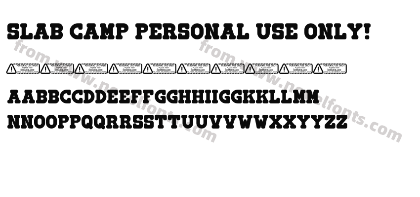 Slab Camp PERSONAL USE ONLY!Preview